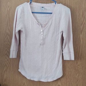 3/4 length henley